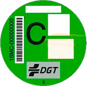 Etiqueta medioambiental C Etiqueta C
